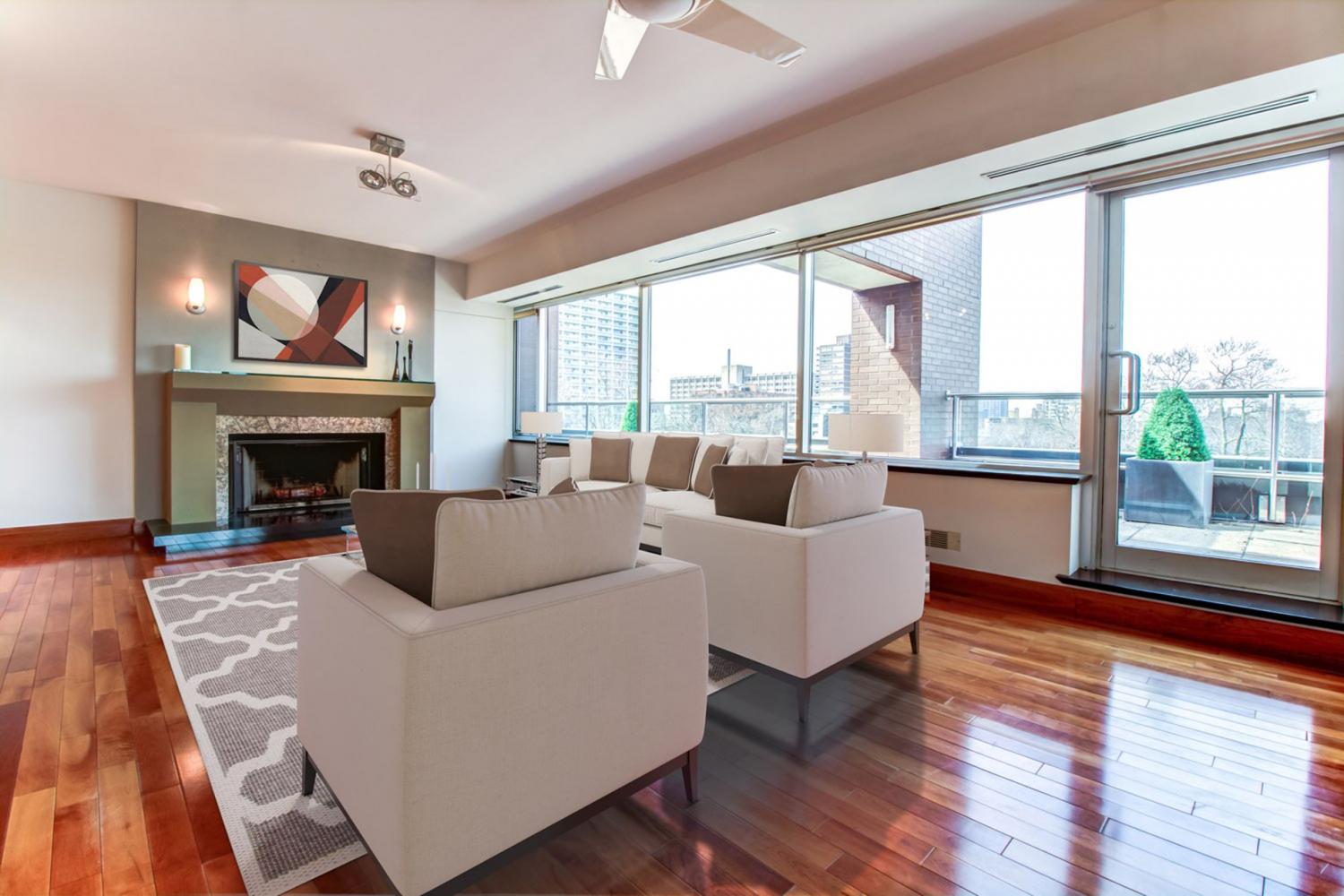 Virtual staging helps move luxury penthouse by Yorkville – The Globe and Mail